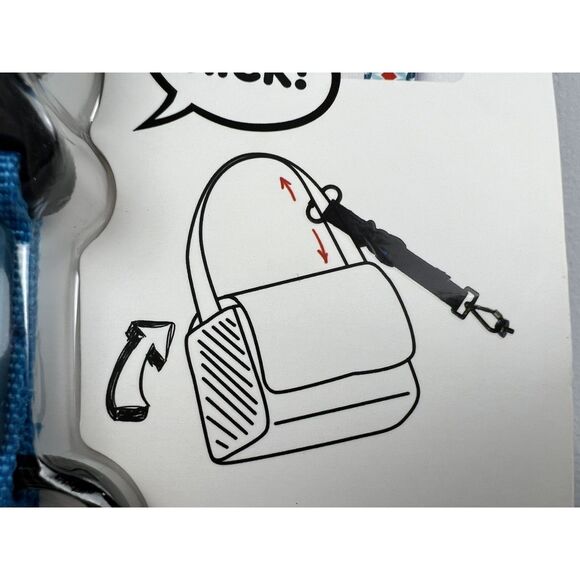 New Camera Strap Quick Shoot Holder Blue SMILE Camera Bag - Picture 3 of 5